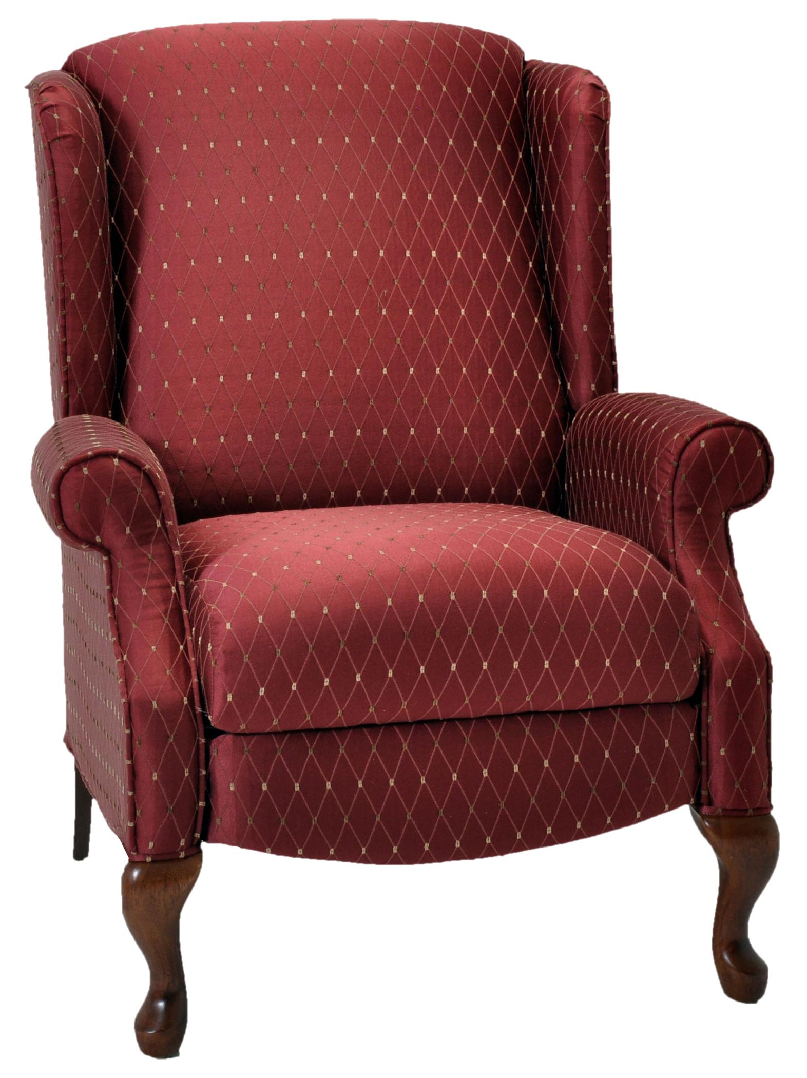Franklin High and Low Leg Recliners 538 Sophie Traditional Wing